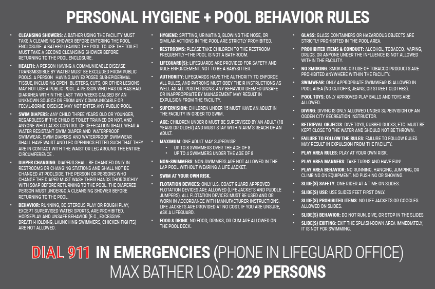 Marshall N White Center Rules 