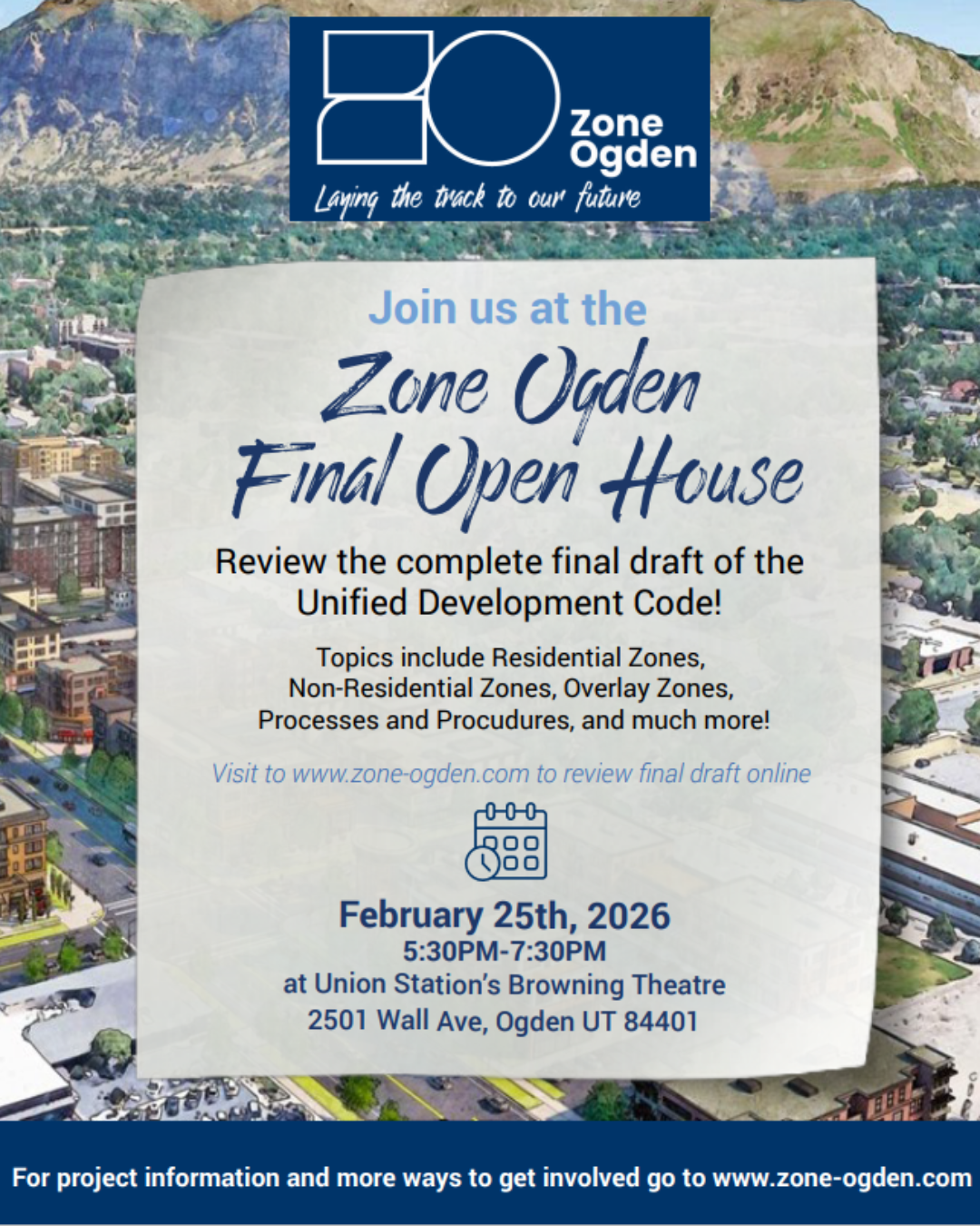 Final Zone Ogden Open House Invite