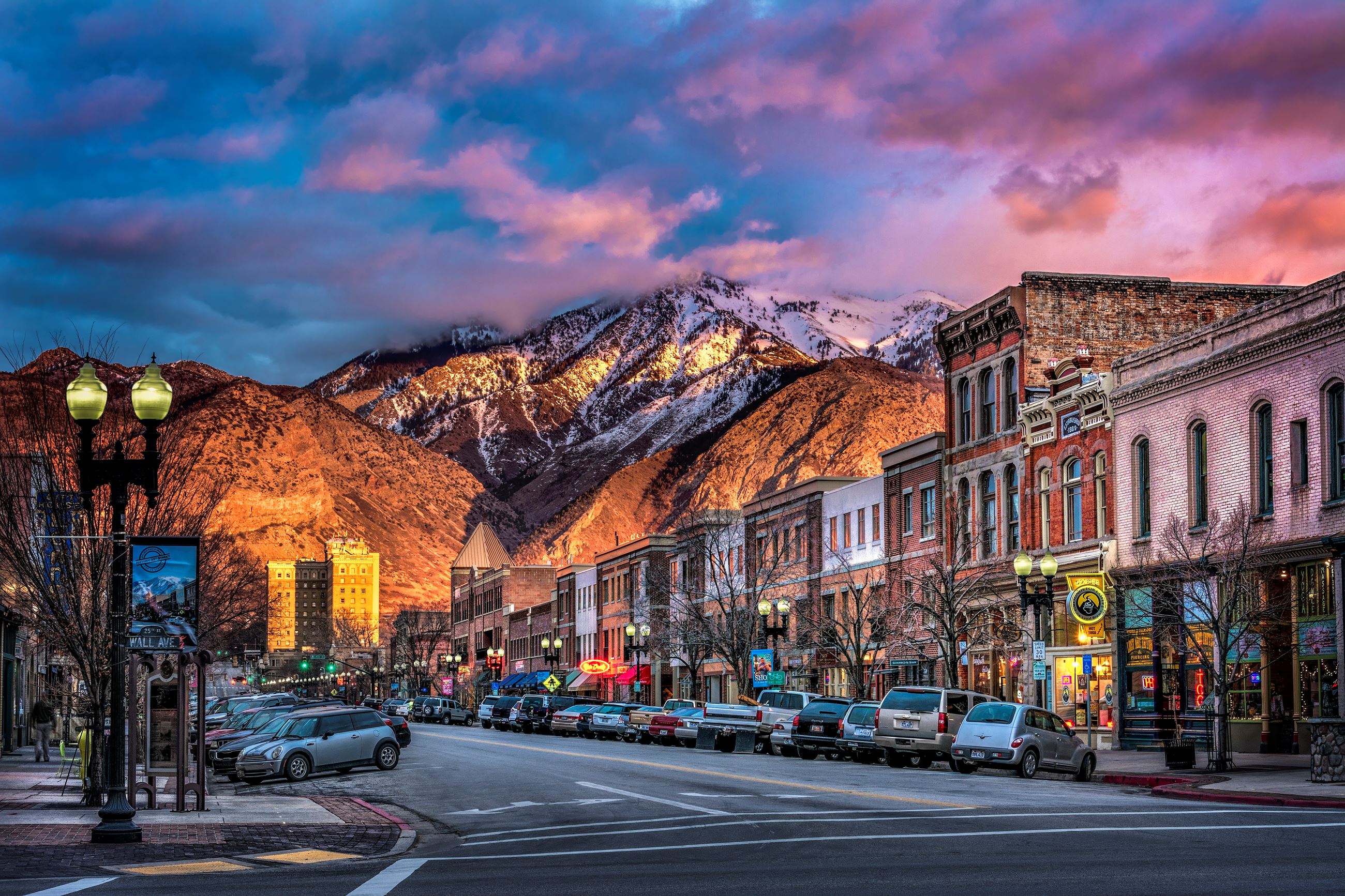 Mike Ashby-Downtown Ogden Sunset
