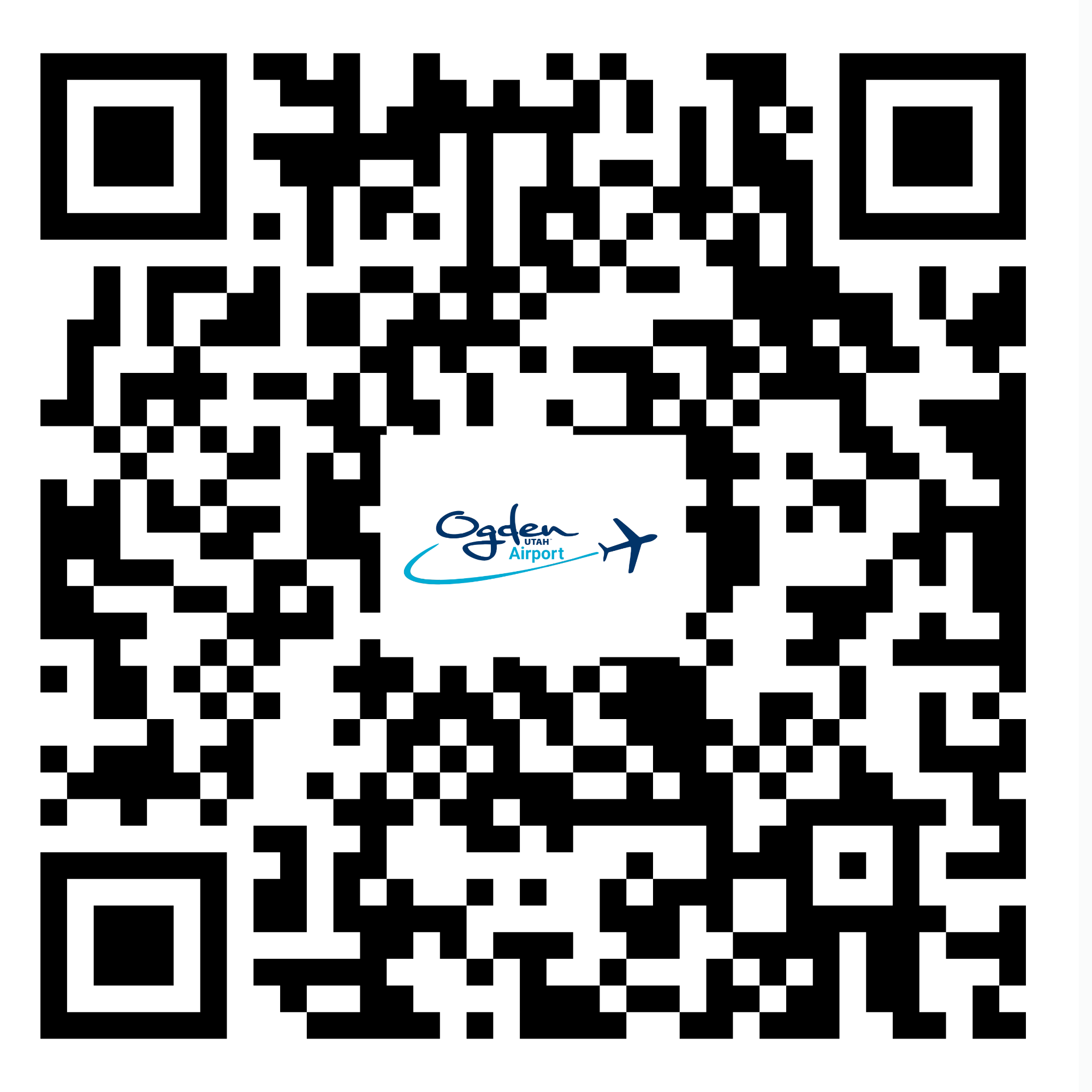 Ogden Airport Parking QR Code 